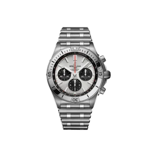 Breitling Автоматический Механический Movement Мужские Механические Хронограф Коллекция Часы 42 мм Серебряные