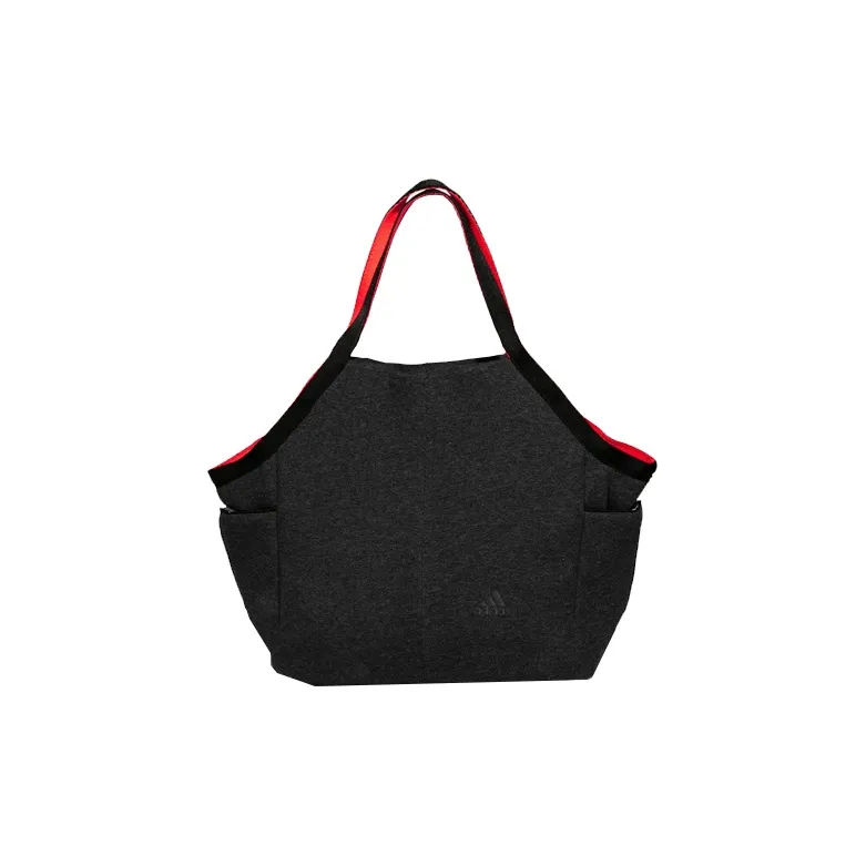 Adidas Хлопковая Смешанная Пэчворк Сумка Стандартная Унисекс Черная