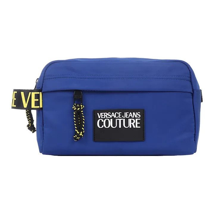 VERSACE JEANS COUTURE Polyester Toiletry Bag Clutch Men's Blue
