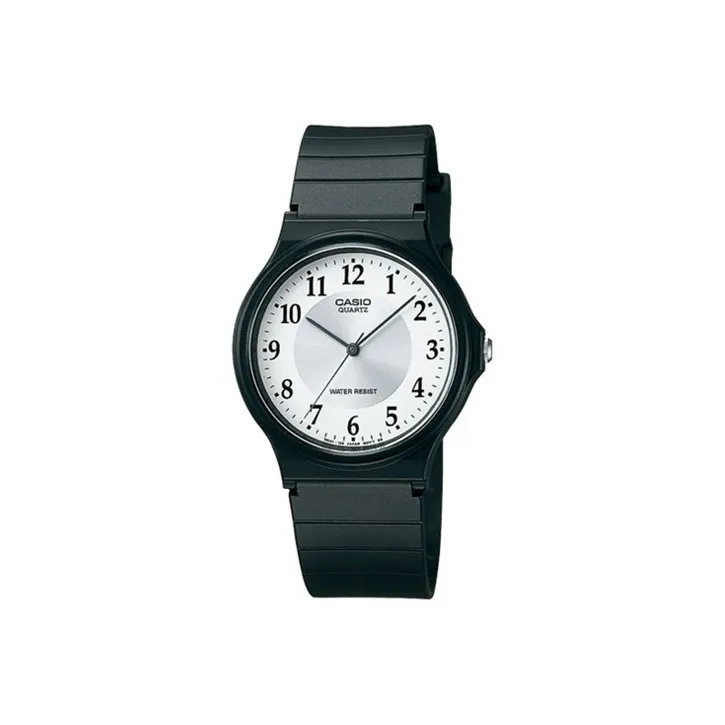 CASIO YOUTH Collection Круглый Аналоговый Кварцевый механизм Смольный ремешок Часы Мужские Белый циферблат