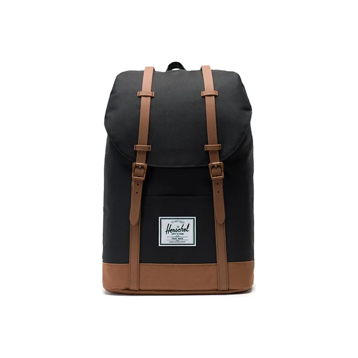 Herschel Polyester Backpack Regular Unisex Retreat Leather Yellow/Cool Black