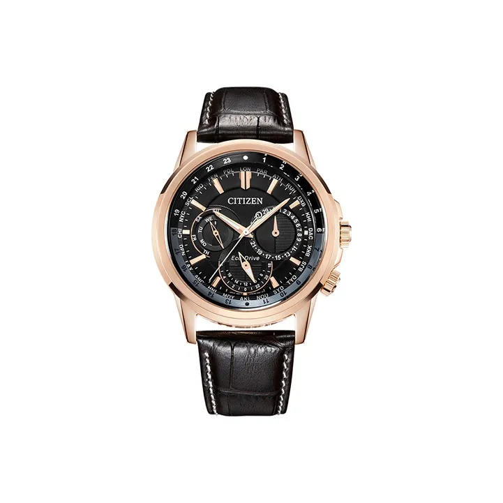 CITIZEN Световой Кварцевый Механизм Мужские Часы Ecology Drive Collection 44 мм Золото