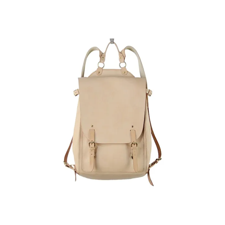 LINE ARTISANAL Растительное дубление Воловья кожа Двойной Рюкзак для ноутбука Рюкзак Стандартный Унисекс Оригинальный