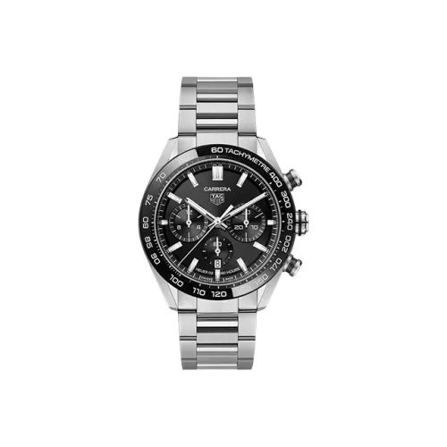TAG HEUER Автоматический Механический Movement Мужские Carrera Collection Часы 44 мм Черные