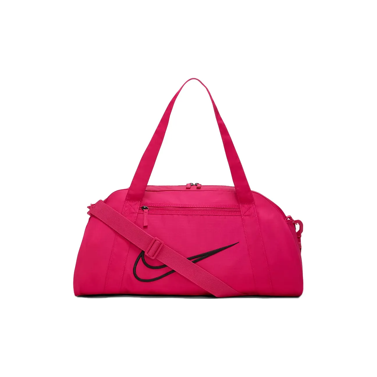 Nike Polyester Gym Bag One Shoulder Portable Travel Bag Regular Women's Raspberry Red