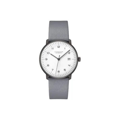 JUNGHANS Автоматический Механический Movement Мужские часы из коллекции Max Bill, 38 мм * 38 мм * 10 мм, белые