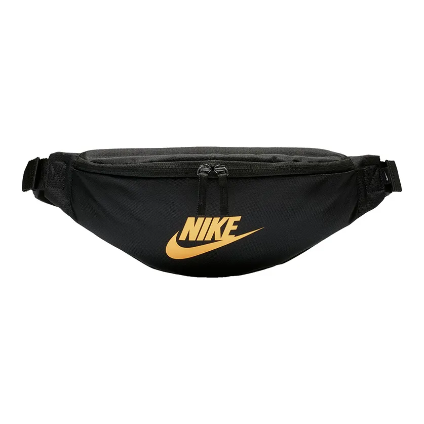 Nike Heritage Polyester Crossbody Bags Fanny Pack Regular Unisex Black