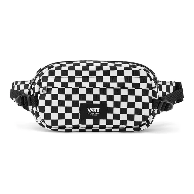 Vans Полиэстер Сумка через плечо Бананка Обычный Унисекс Черный Белый