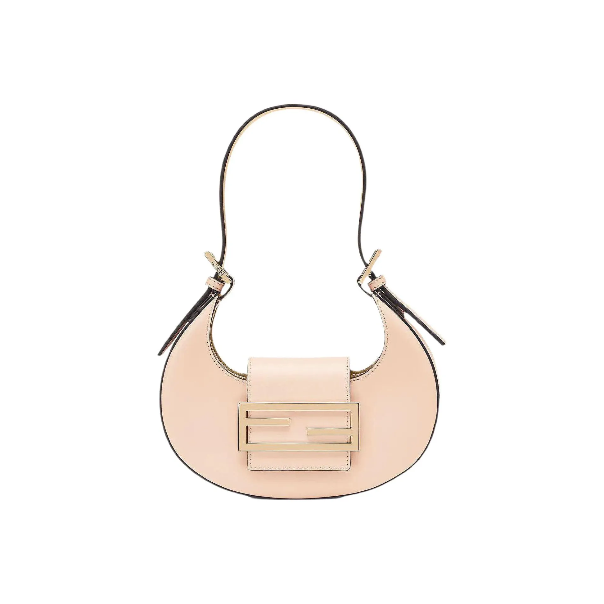 FENDI Cookie Calfskin Ox Horn New Moon Shoulder Bag Cookie Bag Handbag, Shoulder Bag Mini Women's Women's