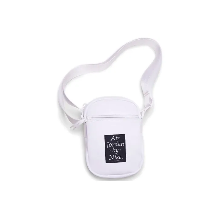 Jordan Polyester Cell Phone Pouch Shoulder Bag Crossbody Bag Regular Unisex White