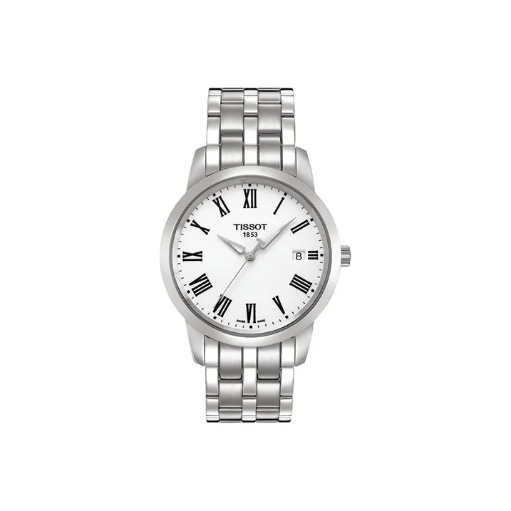TISSOT Quartz Механизм Мужские часы 38мм*7,5мм Белый