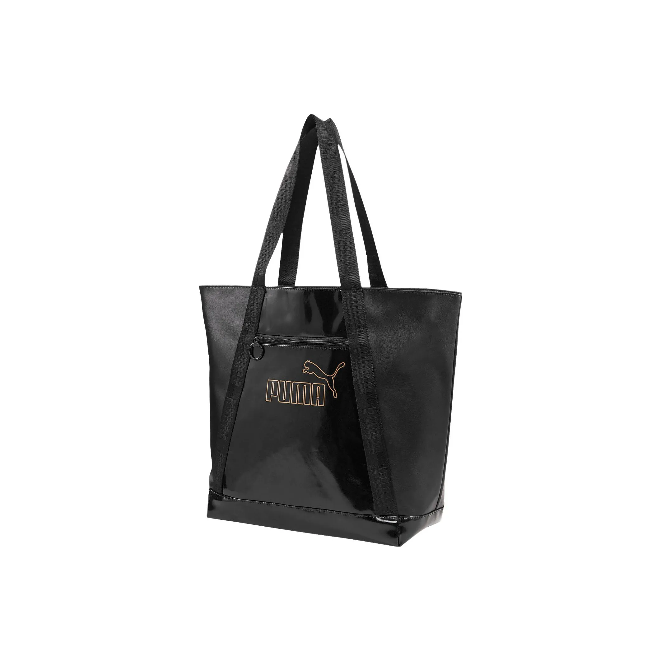 PUMA Искусственная кожа Тоут Сумка Сумка для покупок Сумка на плечо Сумка обычная Женская Черный Золотой