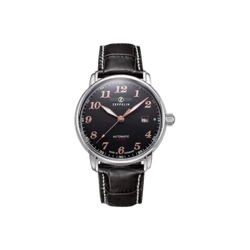 ZEPPELIN Автоматический Механический Движение Мужские Piaget Collection Часы 40мм*40мм*12мм Черные