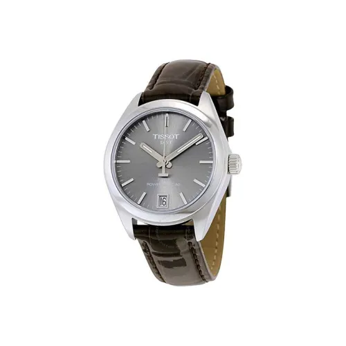 Tissot Автоматический Механический Movement Женские Часы PR100 Collection 33 мм Серебряные