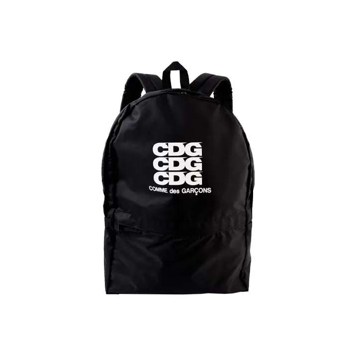 CDG Polyester Backpack Regular Men's Black