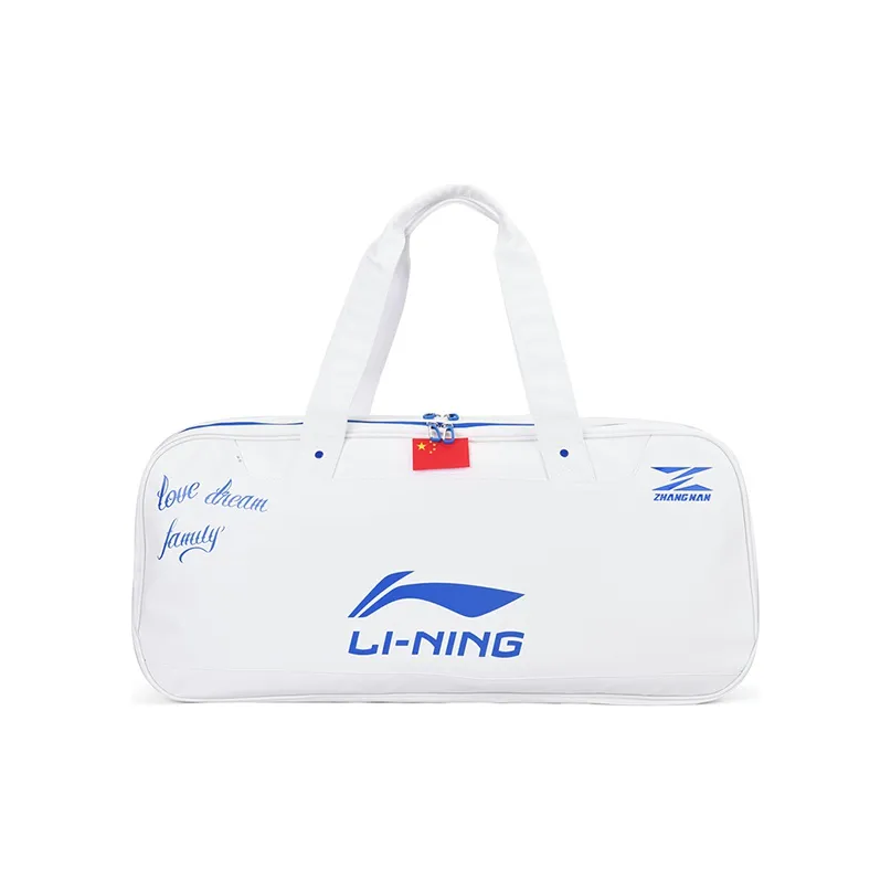 Лайнер Микрофибра Синтетическая Кожа Бадминтон Квадратная Сумка Сумка Стандартная Унисекс Белый Синий