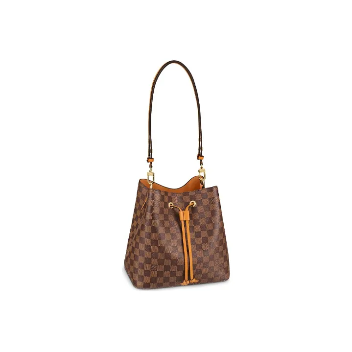 LOUIS VUITTON NOE Leather Bucket Bag, Portable Crossbody Bag, Shoulder Bag Women's