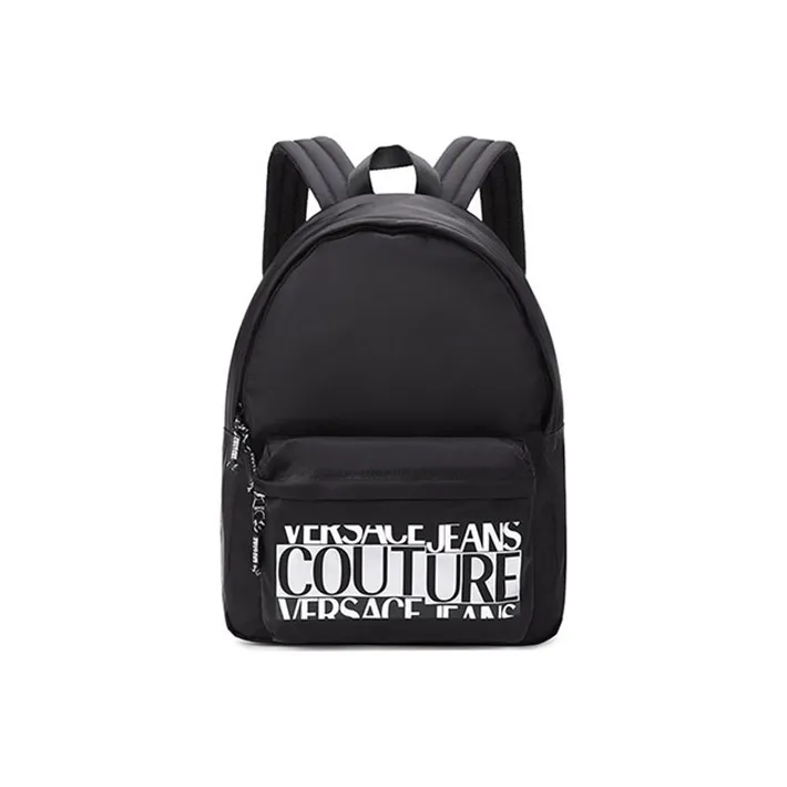 VERSACE JEANS COUTURE Fabric Backpack Regular Men's Black