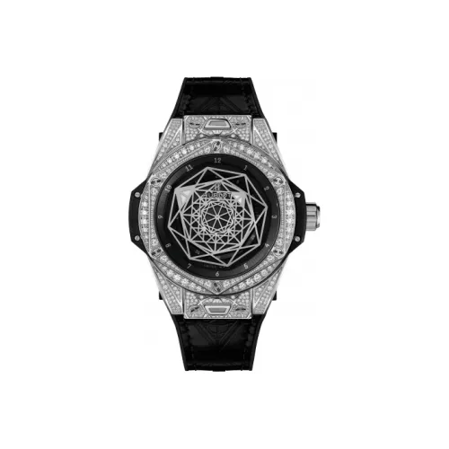 HUBLOT Автоматический Механический Movement Мужские Часы BIG BANG 39 мм Черные