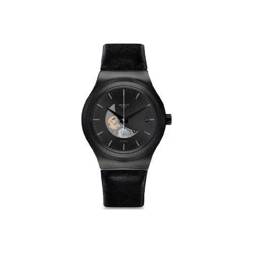 Swatch Mechanical Movement Мужские часы 42 мм Черные