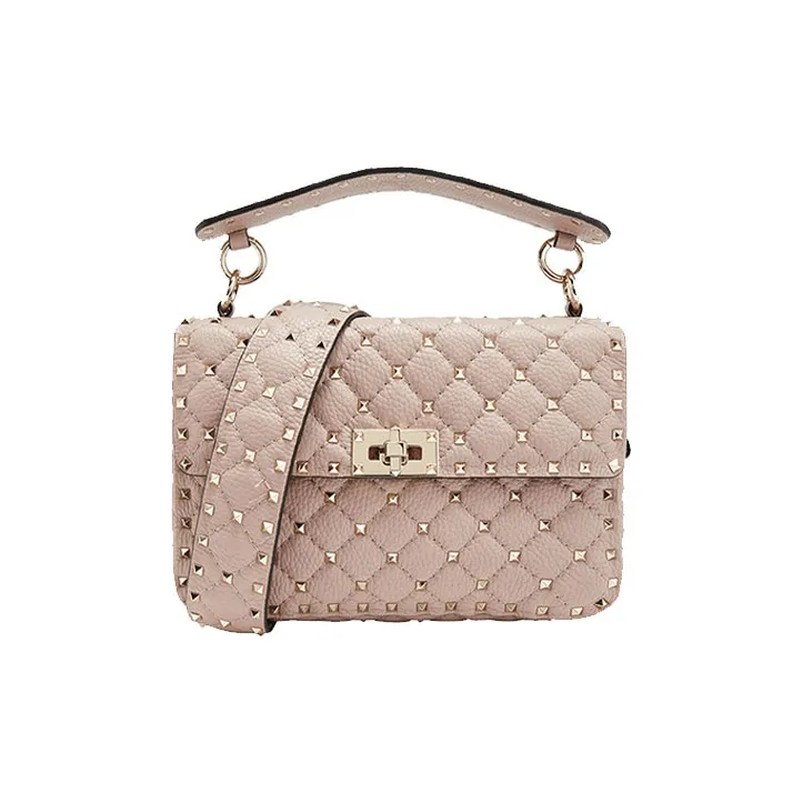 Valentino Leather Handbag Crossbody Bag Shoulder Bag Women's Pink