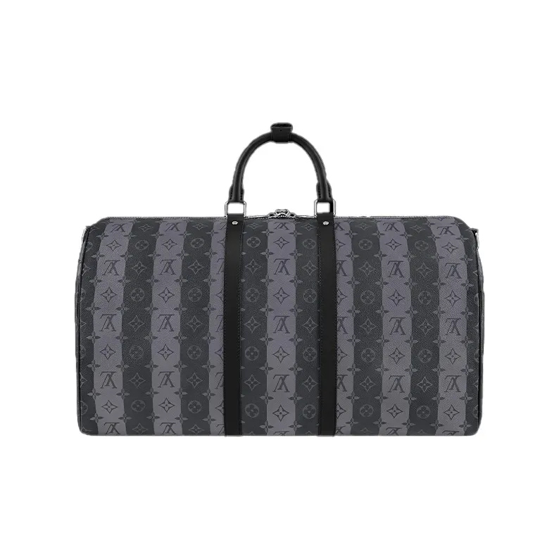 LOUIS VUITTON X Nigo Keepall Bandouliere 55 Monogram Stripes Eclipse