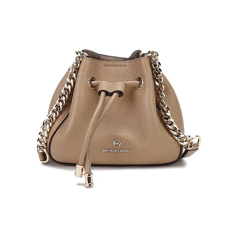 MICHAEL KORS Phoebe Коровья кожа Ведрообразная сумка Сумка с цепочкой Сумка через плечо Женская CAMEL
