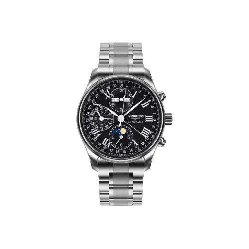 LONGINES Автоматический Механический Движение Мужские Master Collection Часы 42 мм Черные