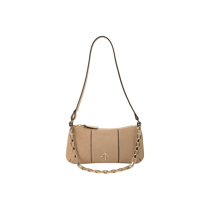 Manu Atelier PITA Series Ткань Сумка через плечо Сумка на плечо Мини Женская Имбирно-желтая