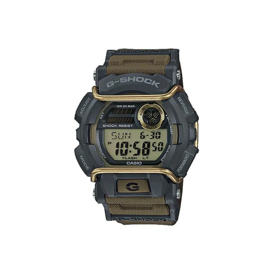 CASIO г Shock Collection Кварцевый механизм Смола Ремешок Часы Мужские Черный Циферблат GD 400 9