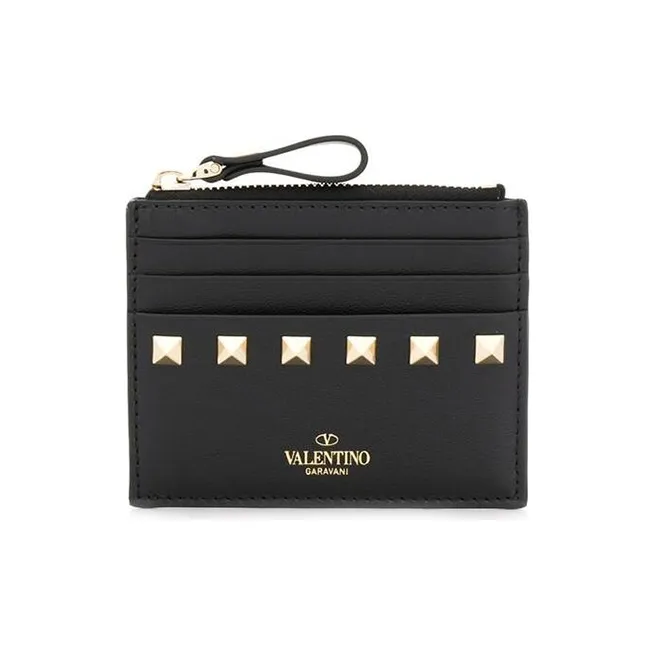 valentino ballerina Calfskin Coin Purse Regular Women's Black