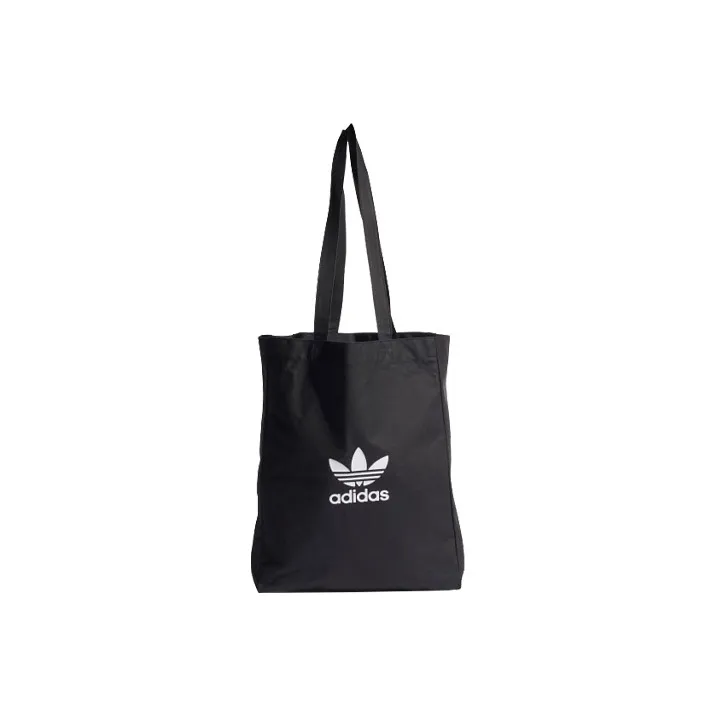 Adidas Originals Cotton Tote Bag, Shopping Bag, Handbag Regular Men's Black