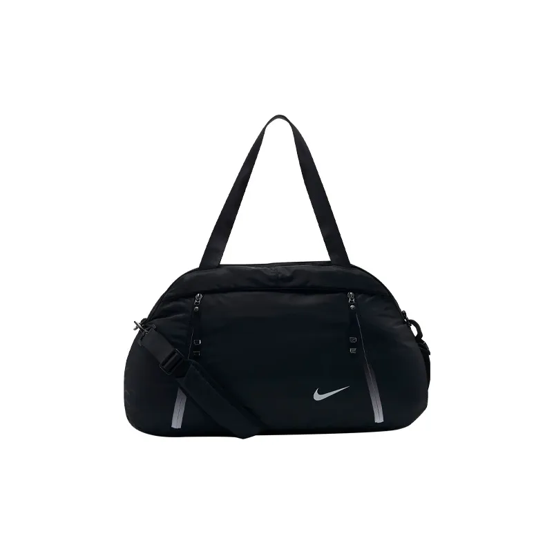 Nike Полиэстер Путешественная Сумка Путешественная Сумка Сумка через плечо Спортивная Сумка Большая Унисекс Черная