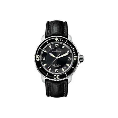 BLANCPAIN Автоматический Механический Движение Мужские FIFTY FATHOMS Часы 45 мм Черные