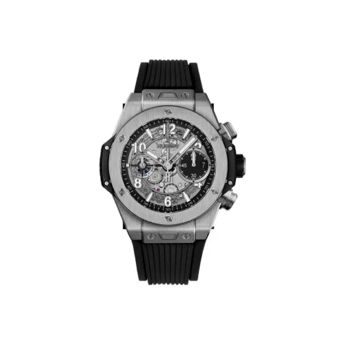 HUBLOT Автоматический Механический Movement Мужские Часы BIG BANG 42 мм Серебристый