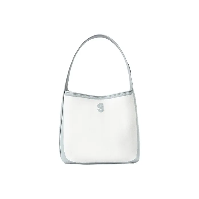 KUNOGIGI Ткань Ведрообразная Сумка Сумка через плечо Женская Белая Синяя Черная Фиолетовая Циановая Синий Фиолетовый Градиент Желтый