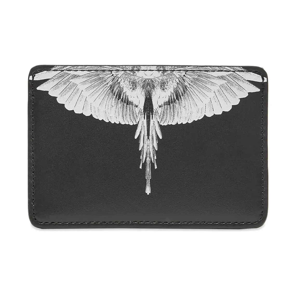 MARCELO BURLON COUNTY OF MILAN Cow Leather Card Holder Regular Unisex Black