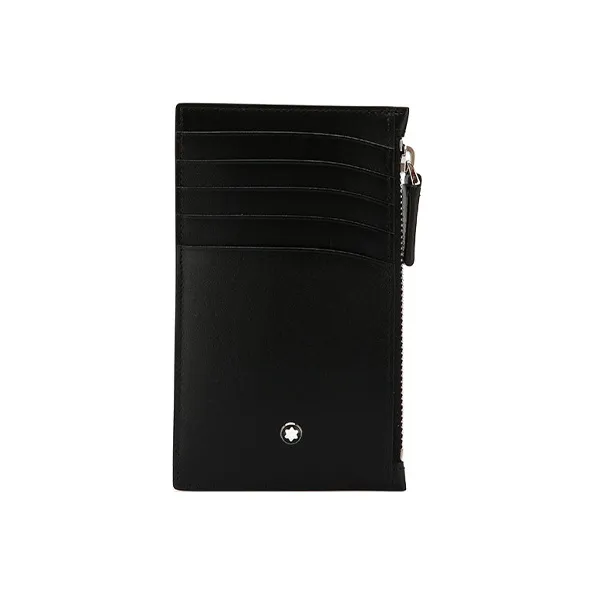 MONTBLANC Meisterstuck Коровья кожа Держатель для карт Держатель для карт Мужской Черный
