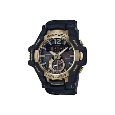 CASIO MASTER OF AIR Series Солнечный Механизм Резиновый Ремешок Часы Унисекс Черный Циферблат