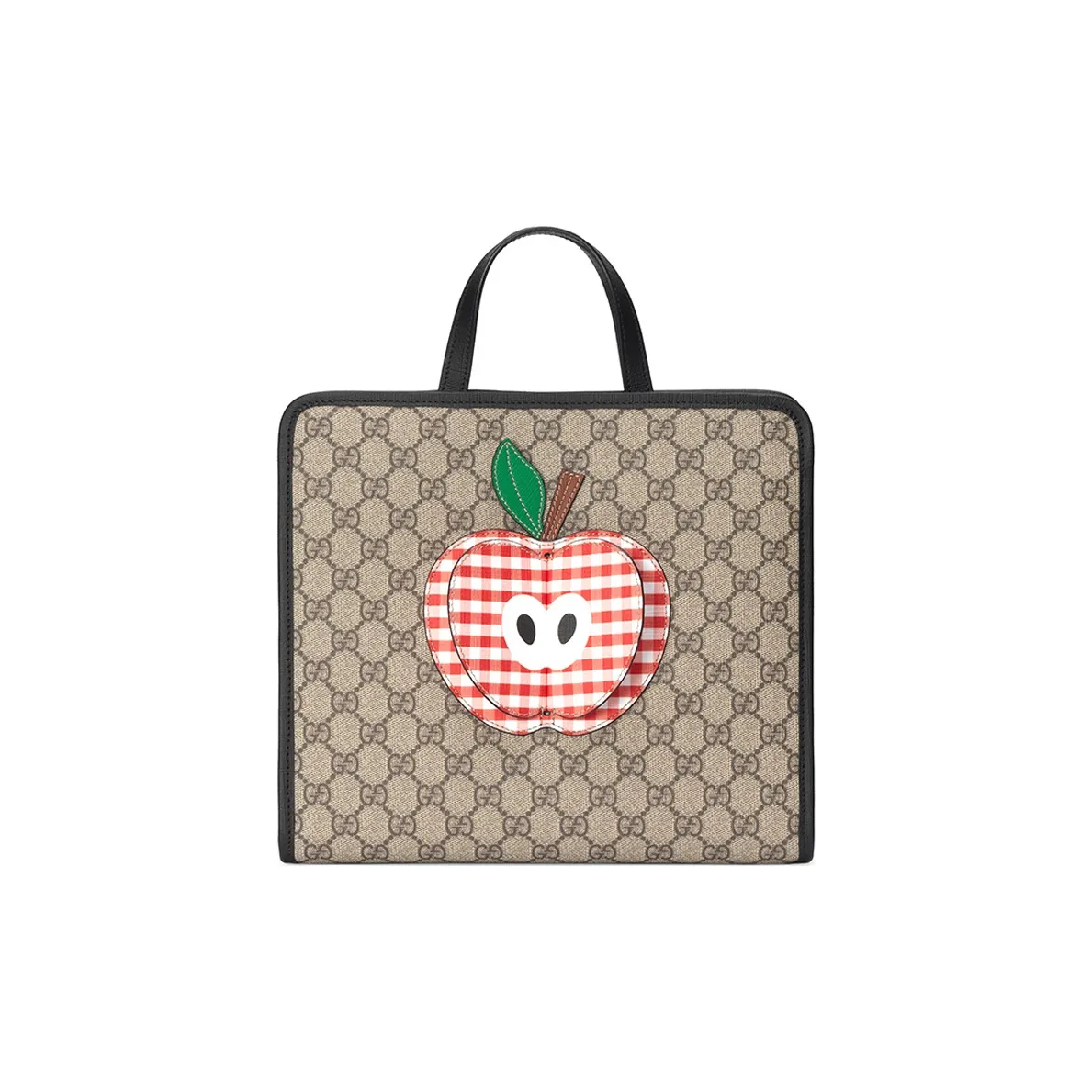 GUCCI Supreme Canvas Tote Bag Shopping Bag Handbag Kids' Bags Kids' Ebony/Red