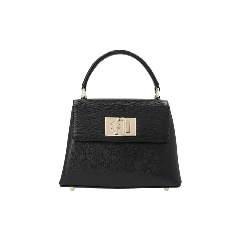 Furla 1927 Collection Leather Shoulder Bag, Handbag Mini Women's Black