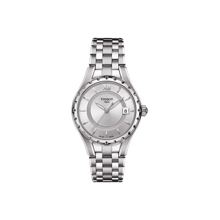 Tissot Quartz Movement Женские T Lady Collection Часы 34mm*23,3mm*8,9mm Белые