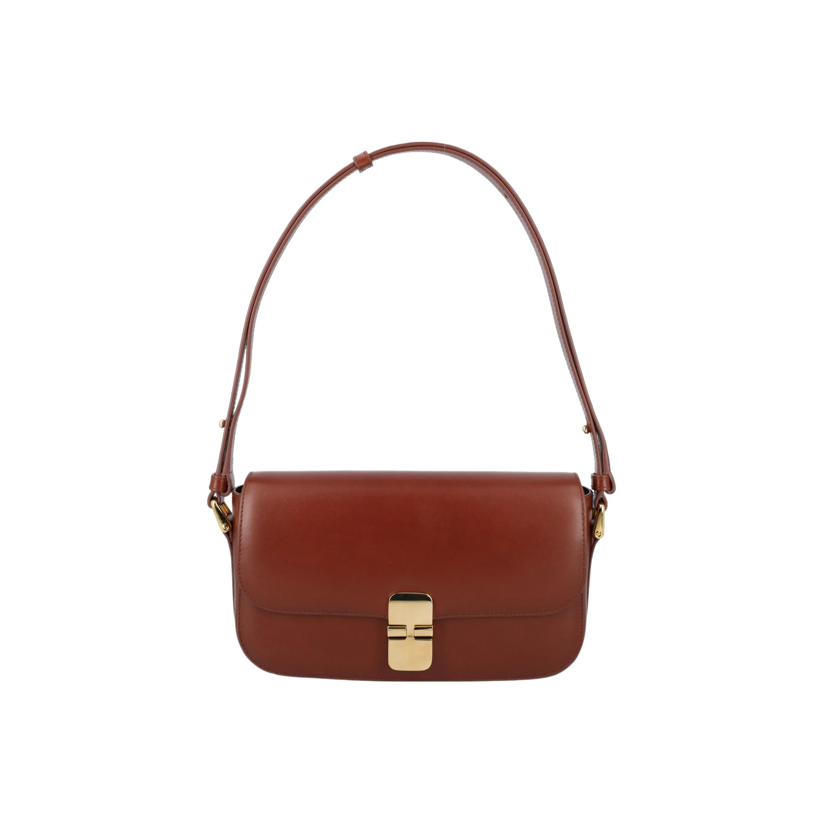 A.P.C Grace Foldover Top Shoulder Bag