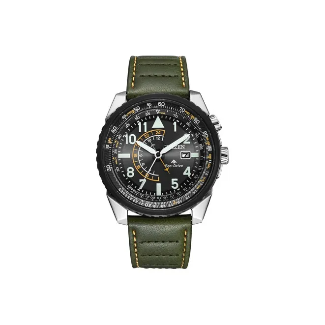 CITIZEN PROMASTER Series Светильник Кварцевый механизм Часы Мужские Черный циферблат