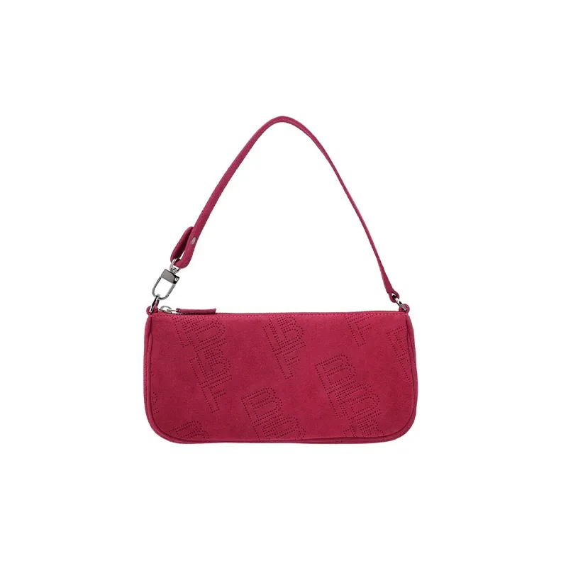 By Far Rachel Suede Shoulder Bag, Shoulder Bag Trumpets Women's Fuchsia