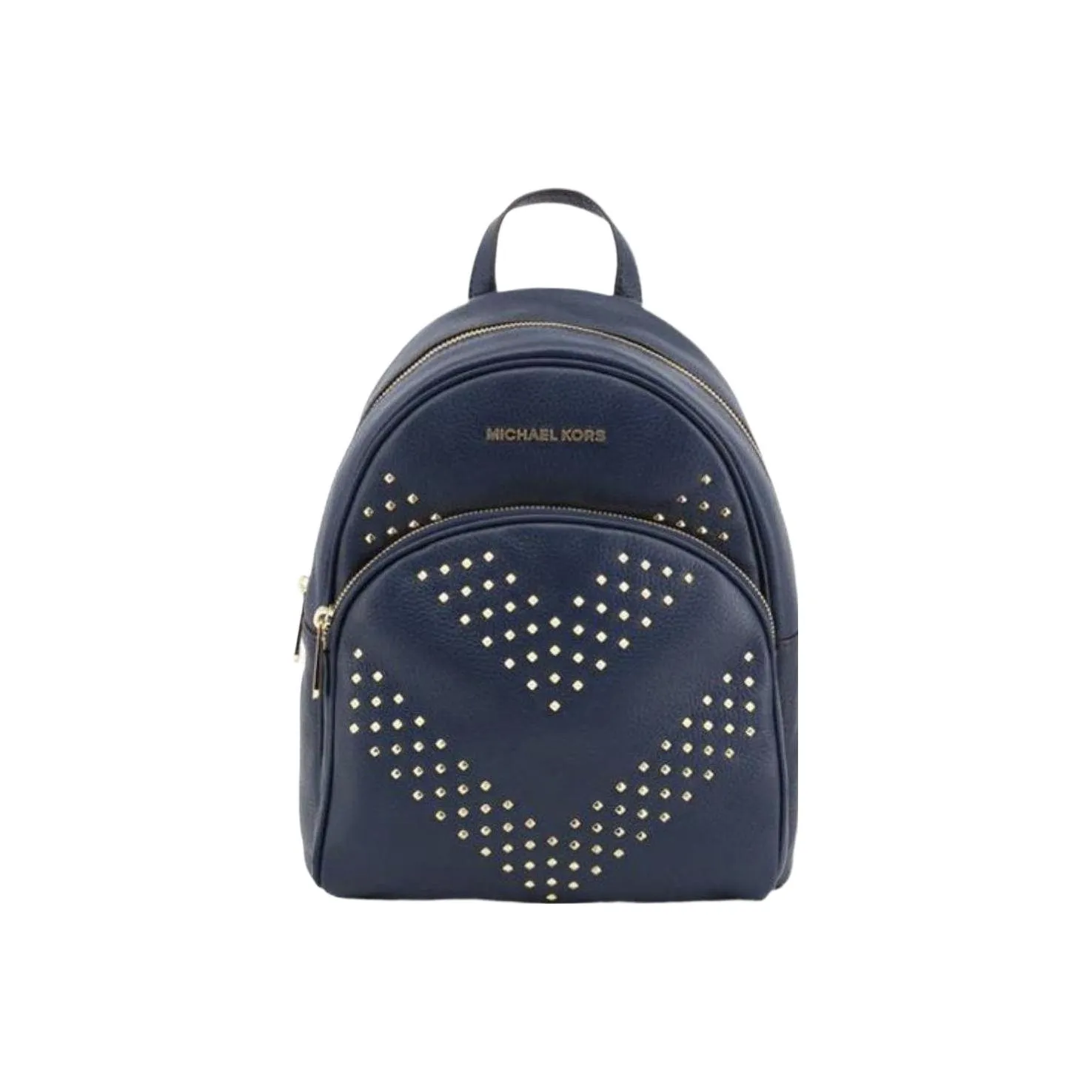 MICHAEL KORS Abbey Leather Backpack Women's Navy