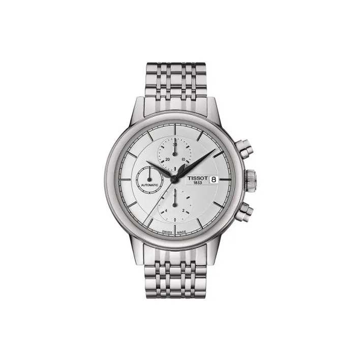 TISSOT Carson Elite Series Automatic Mechanical Movement Men's Watches Watch 42.3mm Silver Dial