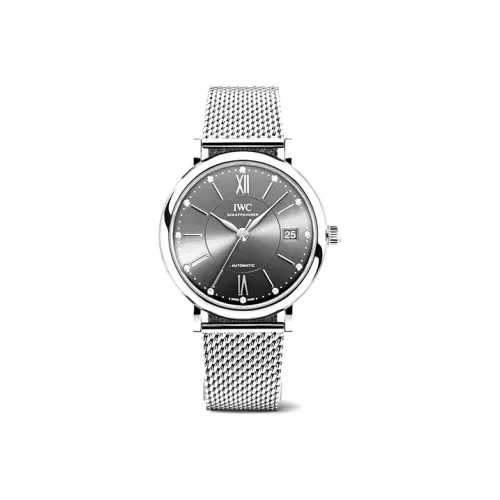 IWC Автоматический Механический Movement Женские Часы Baotai Fino Series 37 мм Серебряные