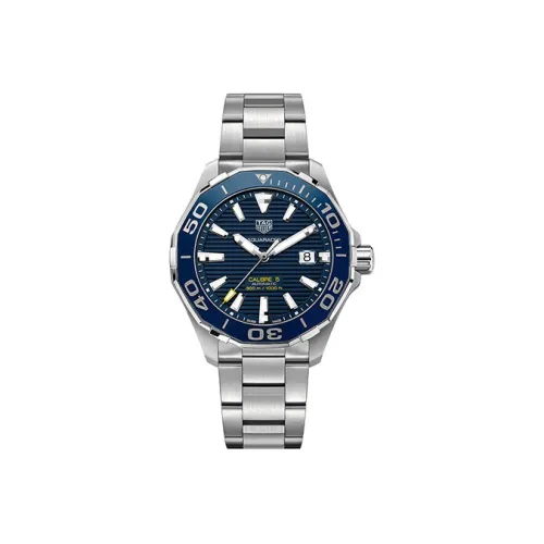 TAG HEUER Автоматический Механический Movement Мужские Часы Aquaracer Collection 43 мм Синие