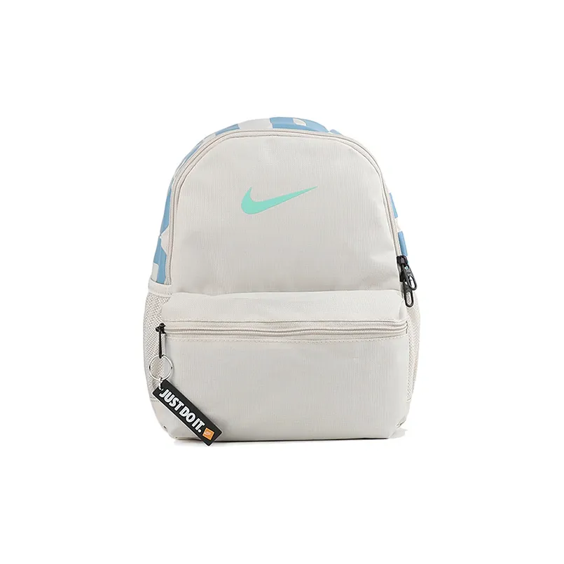 Nike Fabric Small Backpack Backpack Regular Women's Gray White
